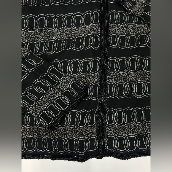 Vintage Scala Black Beaded Statement
Jacket, 100% PURE SILK LINING 100%POLYESTER - Picture 10 of 13